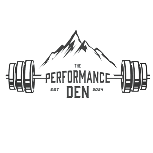 The Performance Den Logo Black