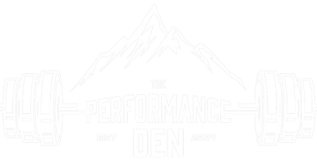 The Performance Den Logo white